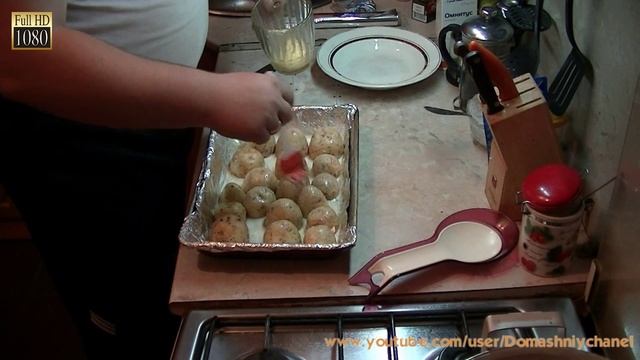 Картошка по-деревенски в духовке смотреть онлайн