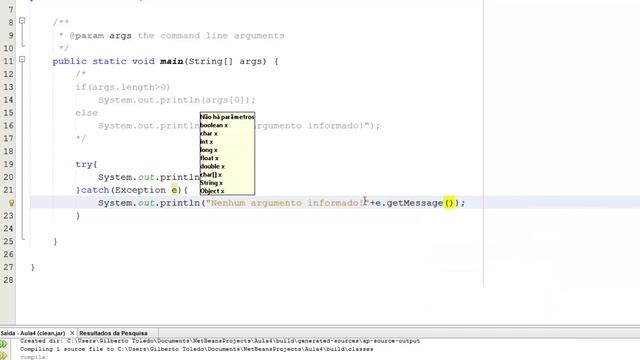 Java #4 - Comentários, Erros e Try-Catch смотреть онлайн