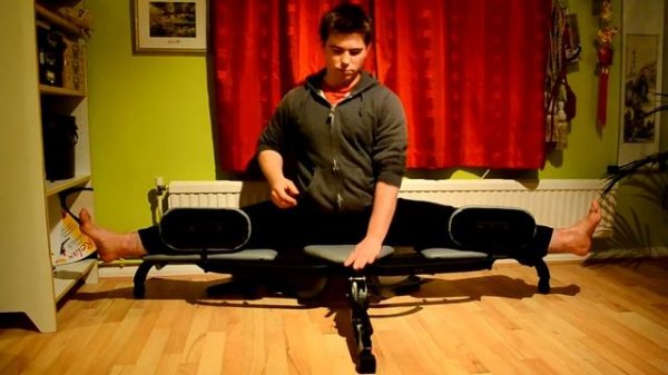 Side Splits Stretching on Century Versaflex Stretching Machine