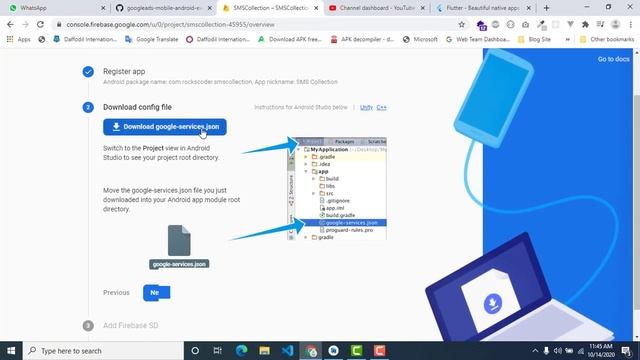 How to add android project into firebase смотреть онлайн