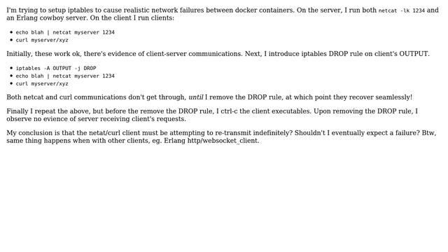 DevOps & SysAdmins: tcp retransmit via curl and netcat смотреть онлайн