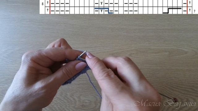 Оригинальный узор с необычными косами