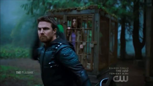 Arrow 5x23 Deathstroke Saves Oliver