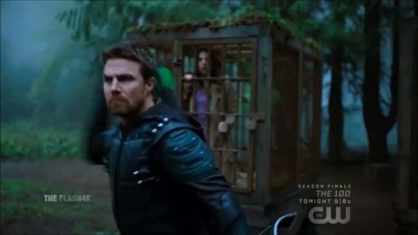 Arrow 5x23 Deathstroke Saves Oliver