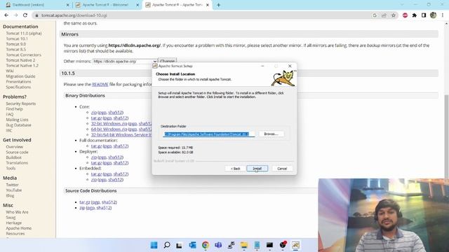 Tomcat Installation on Windows ? ? | How to Deploy War File in tomcat ? | Tomcat Server Tutorial смотреть онлайн