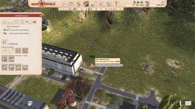 Not at all pointless cable car | Workers and Resources Soviet Republic Gameplay #25 смотреть онлайн