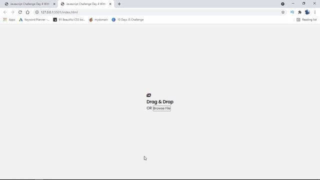 Part 1 Drag & Drop Or Browse File Upload Feature Using HTML CSS & JavaScript смотреть онлайн