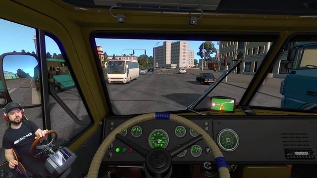 Еду на МАЗе деда в Южный регион - Euro Truck Simulator 2 смотреть онлайн