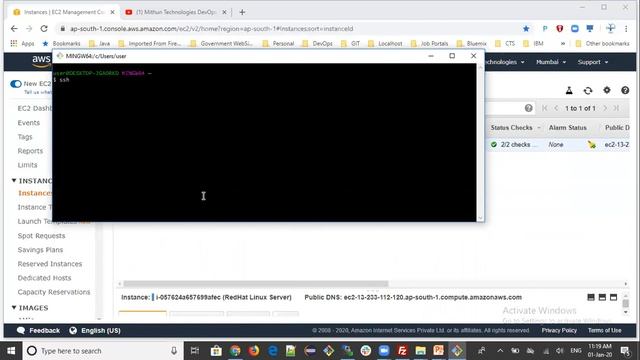 Connect to Linux Server Using Git Bash - SSH Command - Mithun Technologies - 9980923226 смотреть онлайн
