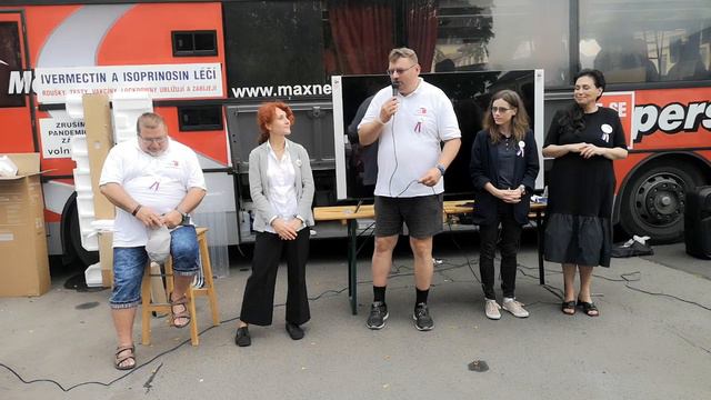 JABLONEC NAD NISOI 22.8.2021 Lubomír Volný a Marián Bojko v Jablonci na předvolebnim mítinku. смотреть онлайн