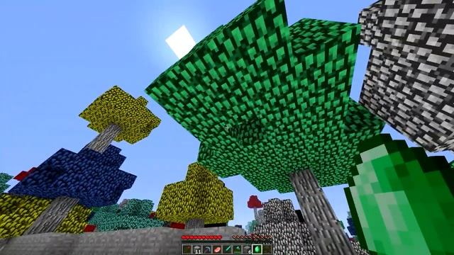 Minecraft Mods - M-ore Trees Dimension!