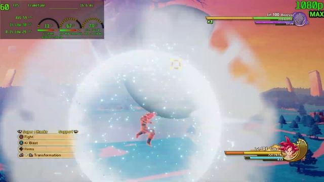 DRAGON BALL Z: KAKAROT | RTX 3050 (Max Settings) | MSI GF63 Thin Laptop смотреть онлайн