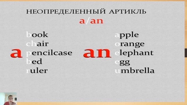 5 класс-Английский язык -неопределенный артикль. 27.04.20 смотреть онлайн