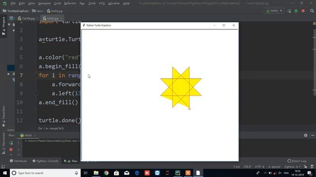 Python Turtle Graphics Complete Overview (From Beginner to Advanced)- Tutorial in Hindi- PyCharm ID смотреть онлайн