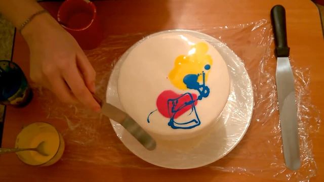 Как украсить торт, зеркальная глазурь, гляссаж, mirror glaze смотреть онлайн