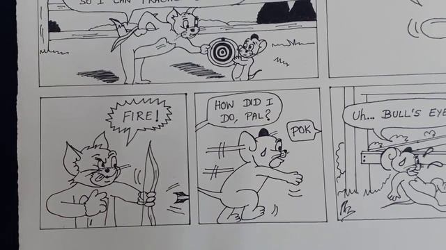 #comics #cartoons #animation How To Draw A Simple Tom And Jerry Comic Strip | Comic Art Pen Drawing смотреть онлайн