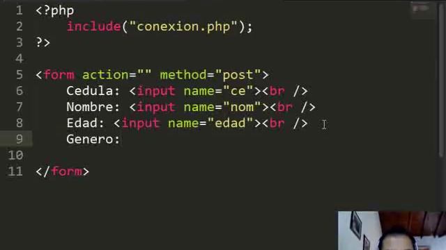 Insertar Datos en una base de datos con php y sql usando sublime Parte 1 смотреть онлайн