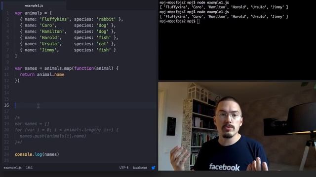 Map - Part 2 of Functional Programming in JavaScript смотреть онлайн
