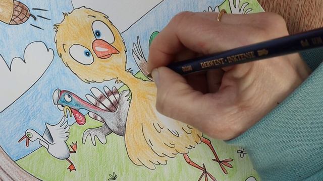 Chicken Licken | illustrating fairytales for kids смотреть онлайн