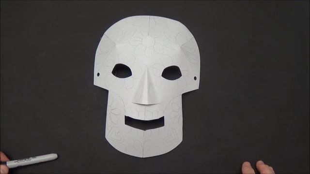 Day of The Dead Paper Mask - Project #144 смотреть онлайн