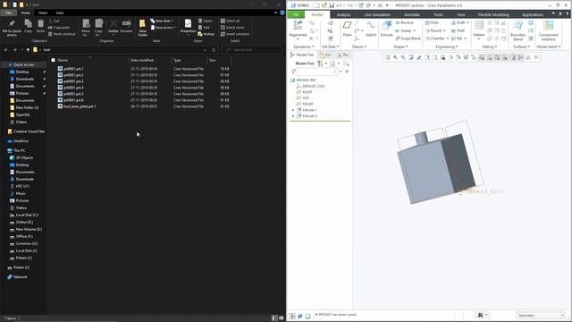 Creo set working directory | Set Working Directory in creo parametric смотреть онлайн