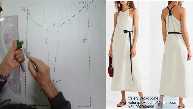 моделируем платье modelado de vestido #курсыкройкиишитья #валерийпрокудиншитьё #diseño смотреть онлайн