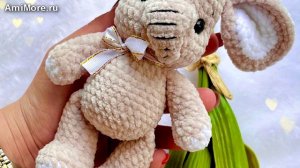 Амигуруми: схема Мини Слоник | Игрушки вязаные крючком