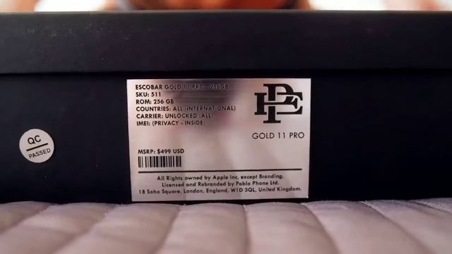 Unboxing and review ESCOBAR launched GOLD 11 PRO 256 GB – 24K GOLD IPHONE (X/2000) смотреть онлайн