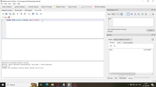 Creando base de datos SQLite usando DB Browser смотреть онлайн