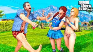 ПЬЯНЫЙ МАЙКЛ ПРИСТАЁТ К ДЕВУШКАМ В ГТА 5 МОДЫ! ОБЗОР МОДА В GTA 5! ИГРА ГТА ВИДЕО MODS