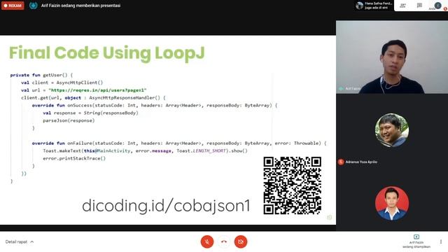 Lintasarta Developer Talk Online Series #6 - Journey to parsing JSON in Android смотреть онлайн