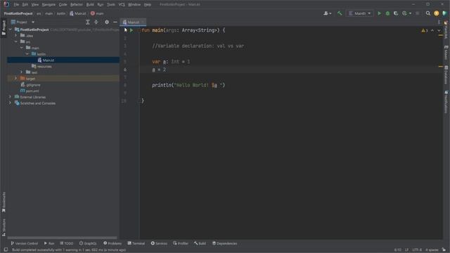 Kotlin - Variable Declaration смотреть онлайн