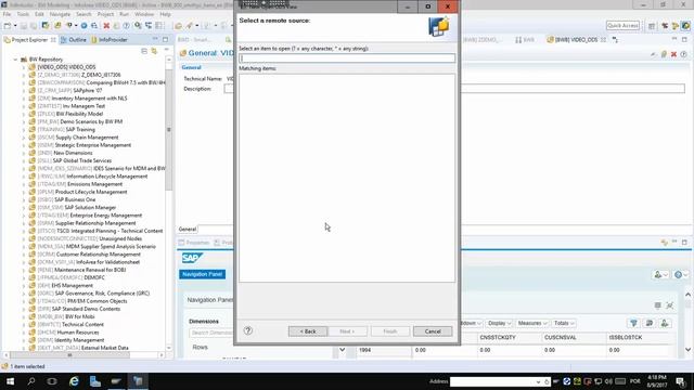 SAP BW Open ODS View on a Remote Source in 3 minutes смотреть онлайн