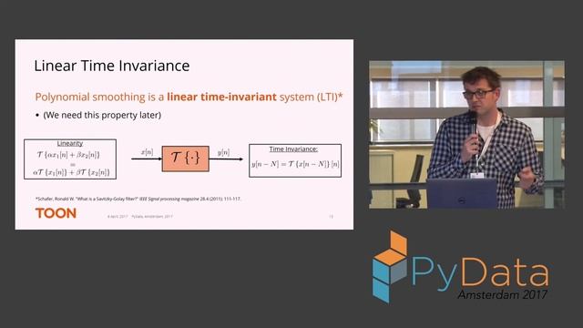 Cees Taal | Smoothing your data with polynomial fitting: a signal processing perspective смотреть онлайн