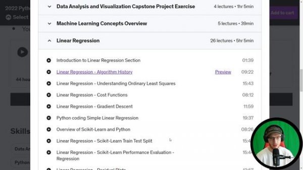 2022 Python for Machine Learning & Data Science Masterclass by Jose Portilla on Udemy - Full Review