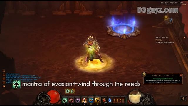 60 Diablo3 Monk skill mantra of evasion wind through the reeds смотреть онлайн