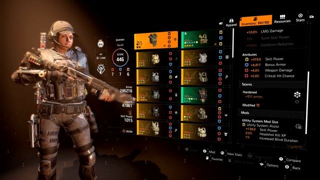 "Armor Breaker" Endgame PVP/PVE LMG Build Guide - The Division 2 смотреть онлайн