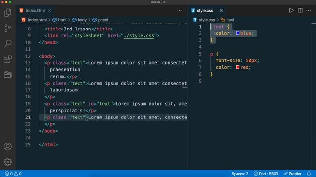 HTML CSS. Урок №3. Селекторы CSS смотреть онлайн