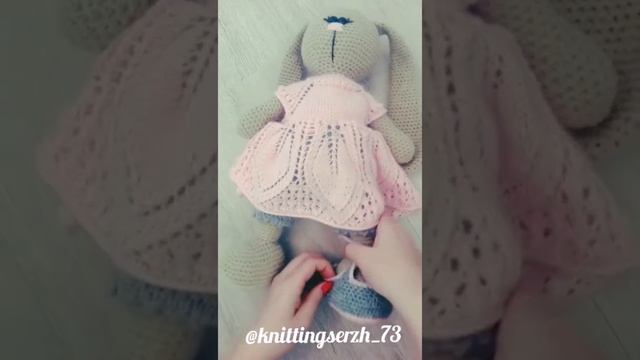 ЗАЙКА ТИЛЬДА!!!! первый опыт вязания игрушки!!! смотреть онлайн