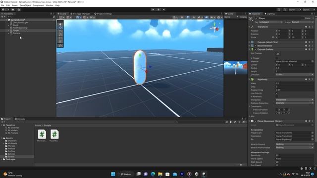 Unity Wallrunning Tutorial by Lahampsink | Unity FPS Wallrun Controller смотреть онлайн