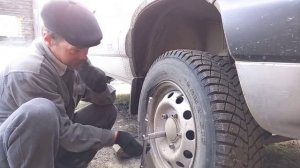 замена резины.Нива - Шевроле