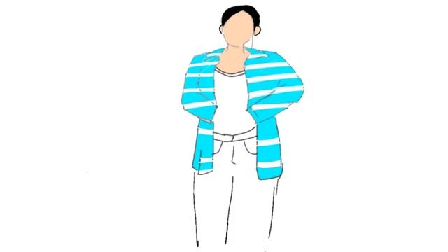 How to draw a girl in black and white outfit смотреть онлайн