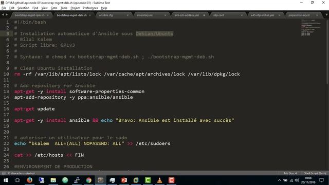 installation automatique Ansible sur RHEL 7 / CentOS 7 - ep02 смотреть онлайн