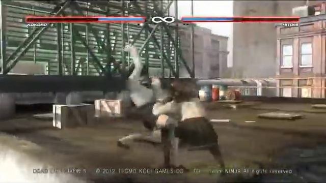 DOA5 (PS3®) School Uniform DLC Demo Fight 1 - KOKORO vs HITOMI смотреть онлайн
