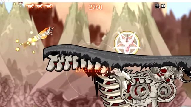THIS IS GREAT! (Robot Unicorn Attack HEAVY METAL) смотреть онлайн
