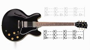 Blues Shuffle _ Guitar Backing Track In G _ 130Bpm