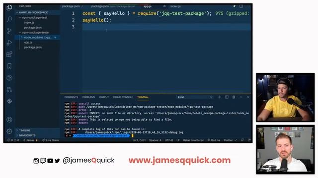 Publishing an NPM Package- Webinar смотреть онлайн