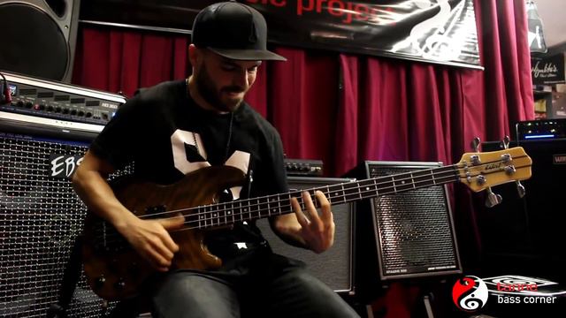 Miki Santamaria slapping a Wal Mark 1 bass (with TAB) - Extreme Slap & Tapping Solo смотреть онлайн