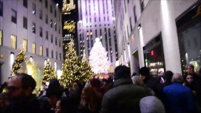 VLOG:Christmas/New Year Decoration in New York (USA)/ROCKEFELLER Christmas Tree/ Trip to NYC PART- смотреть онлайн