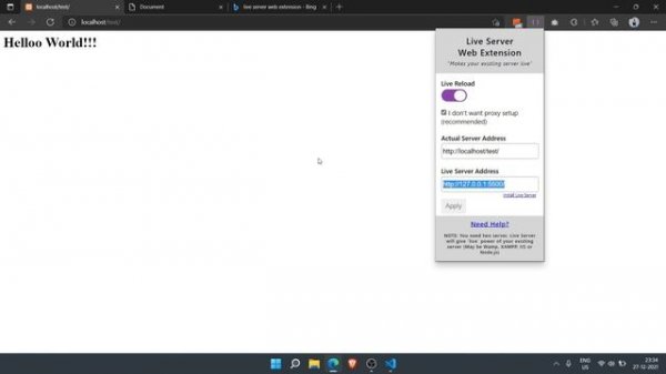 How To Run Live PHP Code With VS Code Live Server